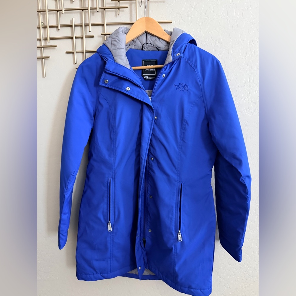 The North Face Women’s Hooded Parka Sz M Blue